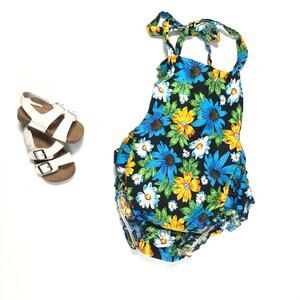 BABY GIRLS FLORAL ROMPER SIZE 6/12